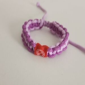 Tim Hortons Purple Braided Bracelet